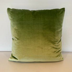 Green Silk Velvet Pillow